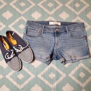 Abercrombie & Fitch | Rolled Hem Jean Shorts